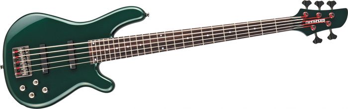 Fernandes Gravity 5 Deluxe 5 string Bass Guitar Dark Green Teklinks