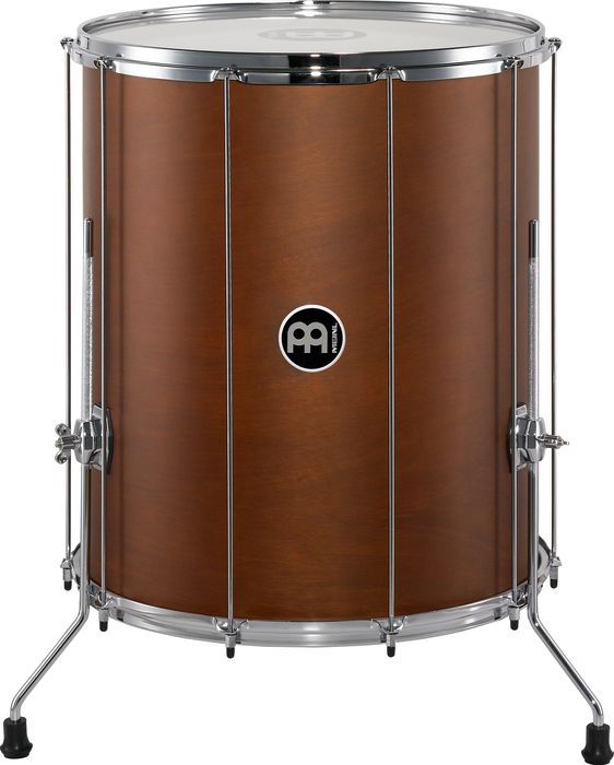 Meinl&nbsp;Stand Alone Wood Surdo with Legs&nbsp;20 In x 24 In&nbsp;African Brown
