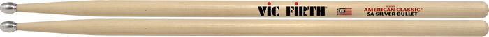 Vic Firth&nbsp;American Classic Drumsticks with Silver Bullet Aluminum Tip&nbsp;5A&nbsp;