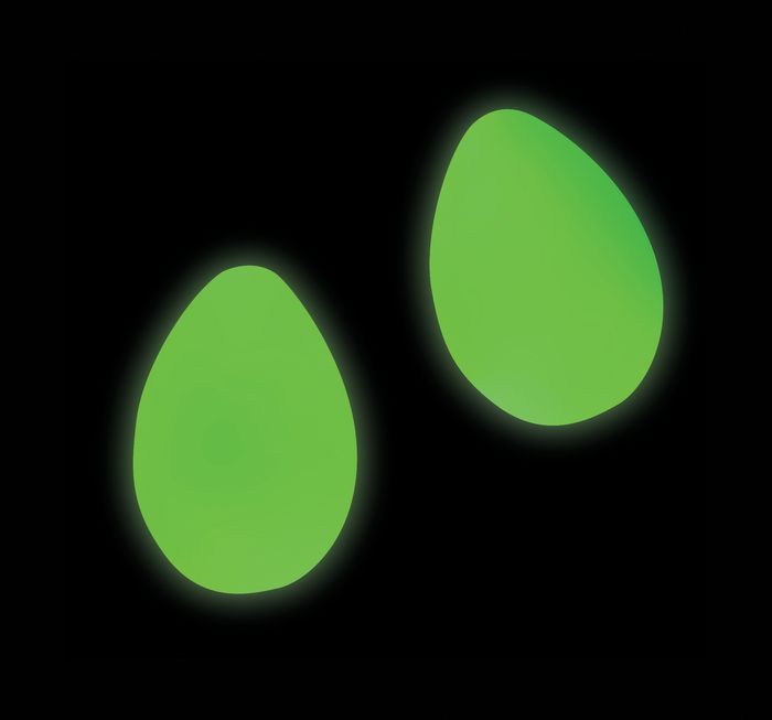 Lp Glow-In-The-Dark Egg Shakers, 1 Pair