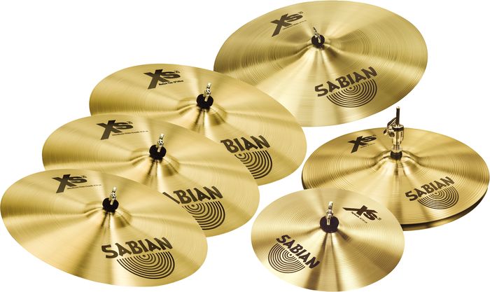 Sabian&nbsp;Xs20 Cymbals Super Set with Free 10