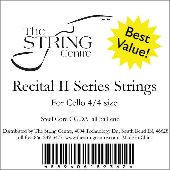 The String Centre&nbsp;Recital II Cello String Set&nbsp;&nbsp;
