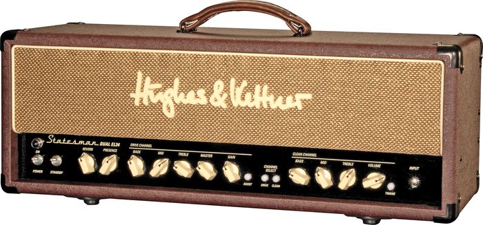 Hughes & Kettner&nbsp;Statesman Series STM Dual EL34 50W Tube Guitar Amp Head&nbsp;Burg&nbsp;