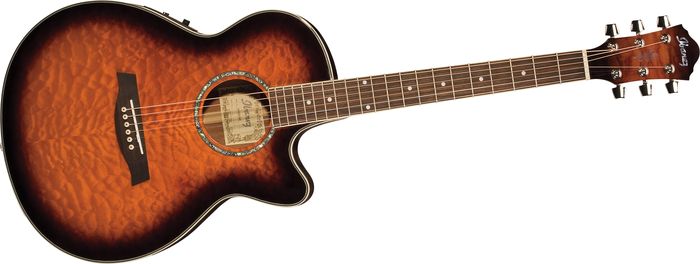 Ibanez Aeg Series Aeg25e Acoustic Electric Guitar Brown Sunburst