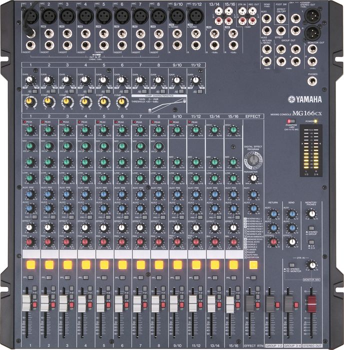 Hands-On Review: Yamaha MG166CX Mixing Console