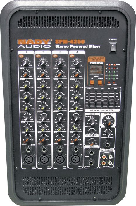Nady&nbsp;SPM-4250 4-Channel Stereo Powered Mixer w/DSP effects&nbsp;&nbsp;