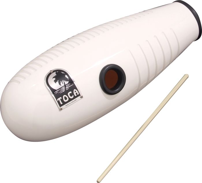 Toca Fiberglass Guiro White