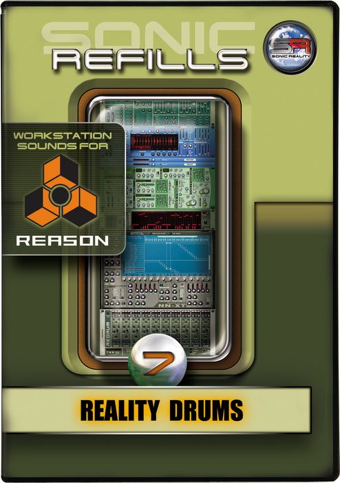 Sonic Reality&nbsp;Sonic Refill for Reason Volume 7 - Reality Drums&nbsp;&nbsp;