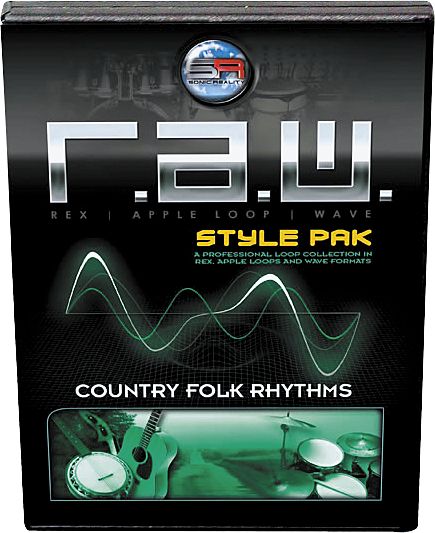 Sonic Reality&nbsp;R.A.W. Style Pack - Country Folk Rhythms Loops Collection Software&nbsp;&nbsp;