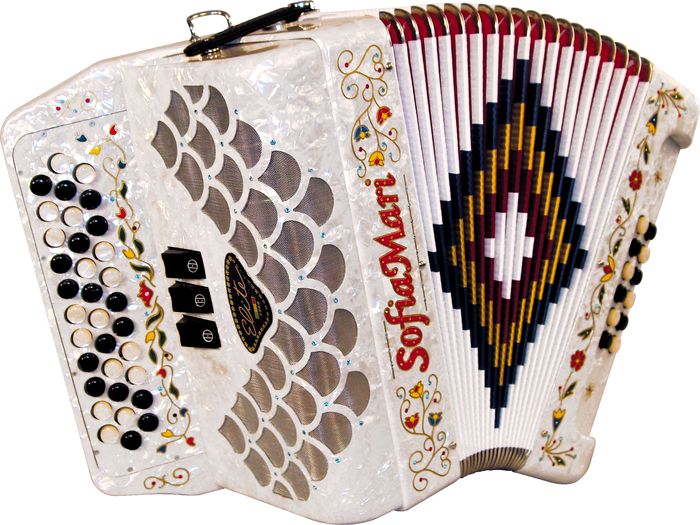 Sofiamari Elite Accordion White Pearl Ead