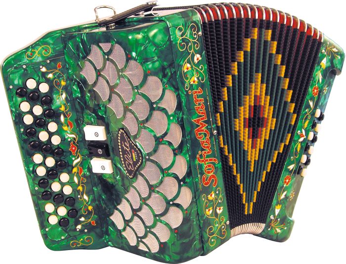 Sofiamari Elite Accordion Green Pearl Fbe