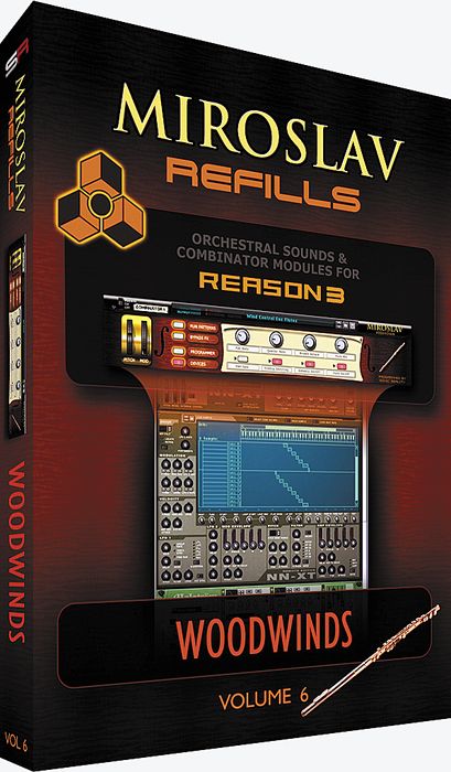 IK Multimedia&nbsp;Miroslav Refills for REASON Volume 6 - Woodwinds&nbsp;&nbsp;