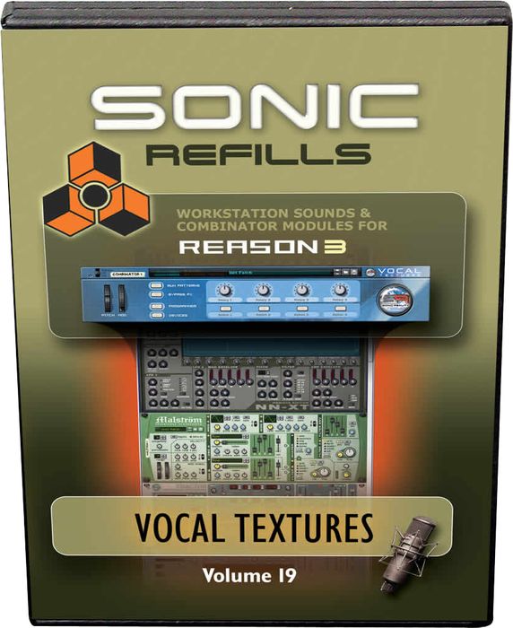 Sonic Reality Reason 3 Refills Vol. 19: Vocal Textures