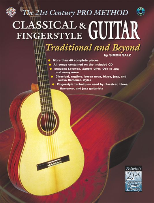 Alfred The 21St Century Pro Method Classical Fingerstyle Guitar Traditional Beyond Book With Cd