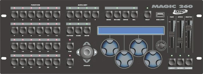 Elation&nbsp;Magic 260 - 260-Channel DMX Controller&nbsp;&nbsp;