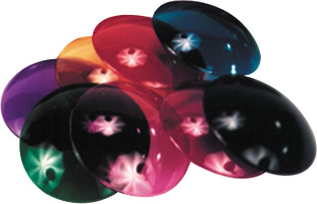 American DJ&nbsp;Z-CL100 Color Lenses Pack for PAR 36 Pinspot&nbsp;Yellow&nbsp;4-Pack