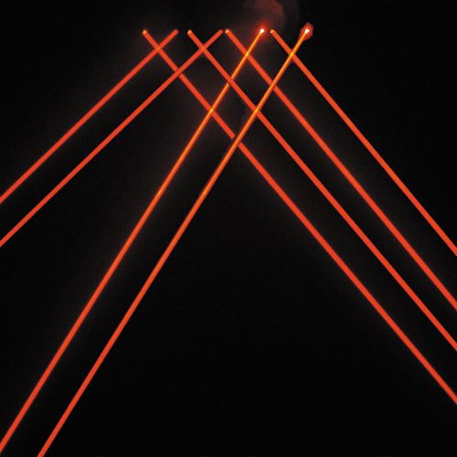 OmniSistem&nbsp;Rocket System 4-Head DMX Laser with Mirrors&nbsp;Red&nbsp;