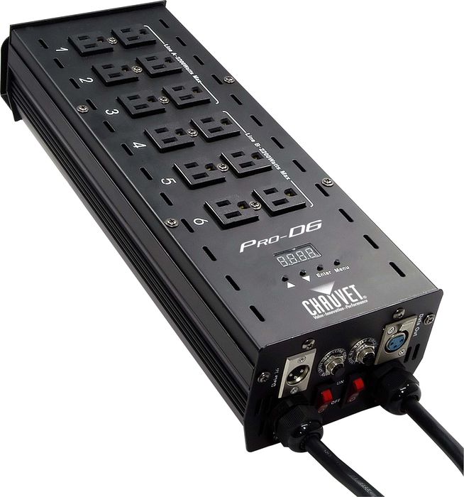Chauvet&nbsp;Pro-D6 6-Channel Dimmer Pack&nbsp;&nbsp;