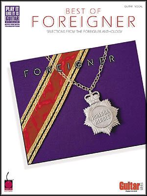 Cherry Lane&nbsp;The Best of foreigner Guitar Tab Songbook&nbsp;&nbsp;