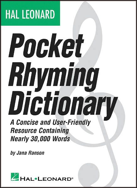 Hal Leonard&nbsp;Pocket Rhyming Dictionary Book&nbsp;&nbsp;