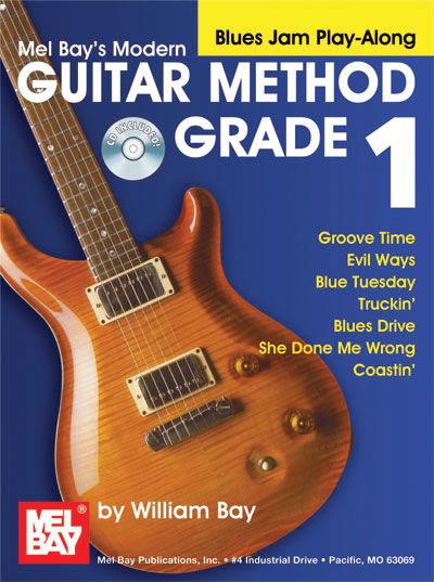Mel Bay Modern Guitar Method Grade 1 Blues Jam Play-Along Book And Cd