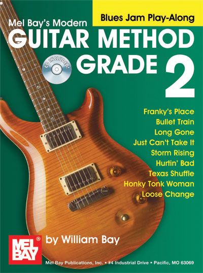 Mel Bay Modern Guitar Method Grade 2 Blues Jam Play-Along Book And Cd