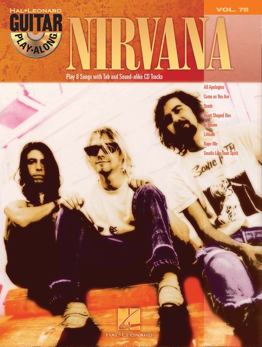 Hal Leonard Nirvana Guitar Play-Along Series Volume 78 (Book/Cd)