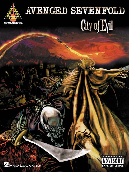 Avenged Sevenfold City Of Evil Tab Book