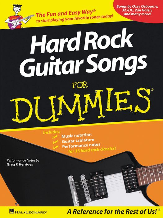 Hal Leonard&nbsp;Hard Rock Guitar Songs for Dummies Guitar Tab Songbook&nbsp;&nbsp;