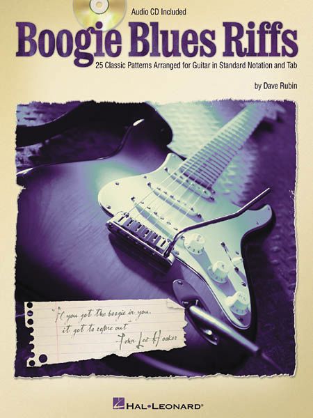 Hal Leonard&nbsp;Boogie Blues Riffs Guitar Tab Book with CD&nbsp;&nbsp;