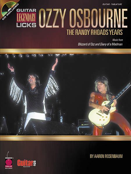 Cherry Lane&nbsp;Guitar Legendary Licks Ozzy Osbourne The Randy Rhoads Years Book with CD&nbsp;&nbsp;