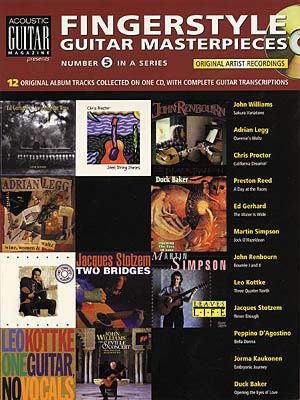 String Letter Publishing&nbsp;Fingerstyle Guitar Masterpieces (Book/CD)&nbsp;&nbsp;