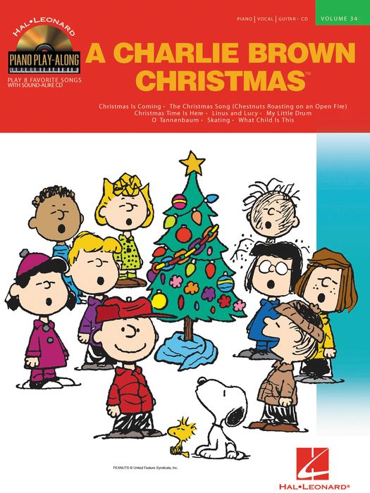 Hal Leonard&nbsp;Charlie Brown Christmas Piano-Play-Along Vol. 34 Book with CD&nbsp;&nbsp;