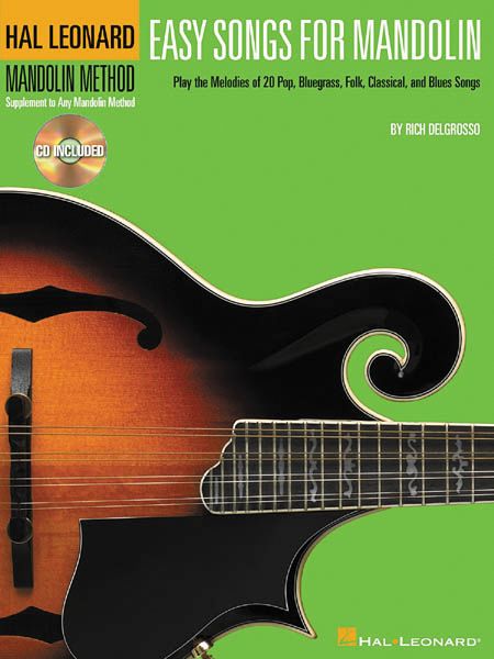 Hal Leonard&nbsp;Easy Songs for Mandolin Tab Book with CD Method Supplement&nbsp;&nbsp;