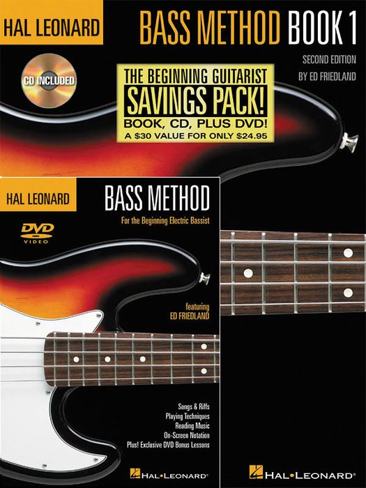 Hal Leonard&nbsp;Bass Method Beginner's Pack (Book/CD/DVD)&nbsp;&nbsp;
