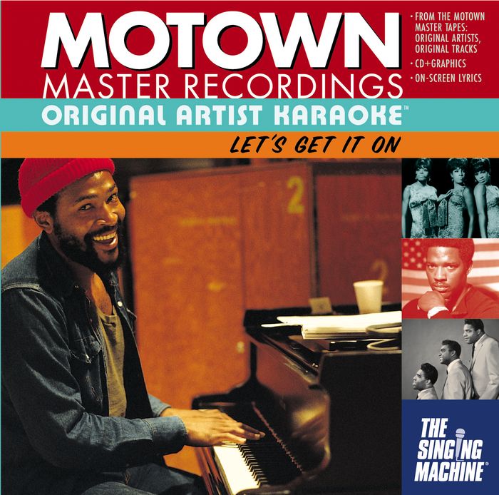 The Singing Machine Motown Let's Get It On Karaoke Cd+G
