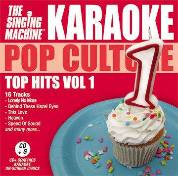 The Singing Machine Pop Culture Top Hits Volume 1 Karaoke CD+G  