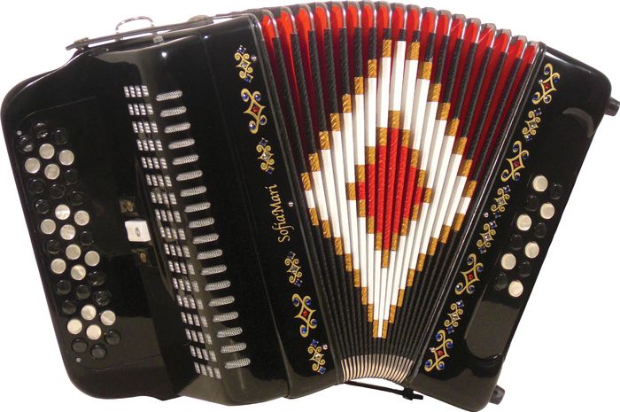 SofiaMari&nbsp;SM-3412 Button Accordion&nbsp;&nbsp;