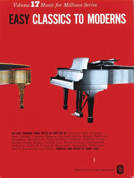 Music Sales&nbsp;Easy Classics To Moderns 142 Piano Pieces&nbsp;&nbsp;