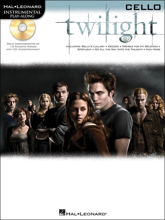 Hal Leonard&nbsp;Twilight For Cello - Music From The Soundtrack - Instrumental Play-Along Book/CD Pkg&nbsp;&nbsp;