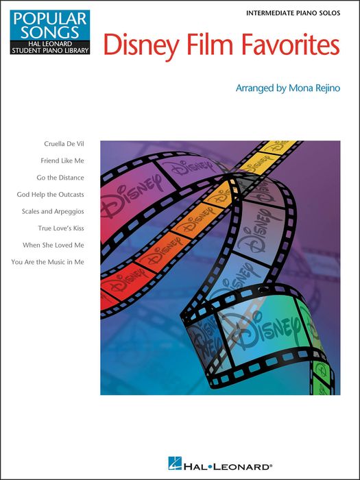 Hal Leonard&nbsp;Disney Film Favorites Intermediate Piano Hal Leonard Student Piano Library Pop Songs Series by Mona Rejino&nbsp;&nbsp;