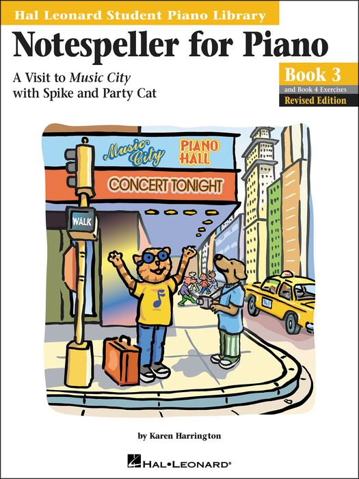 Hal Leonard&nbsp;Notespeller For Piano Book 3 And Book 4 Exercises Hal Leonard Student Piano Library&nbsp;&nbsp;
