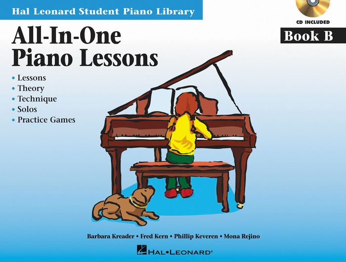 Hal Leonard&nbsp;All-In-One Piano Lessons Book B Book/CD Package Hal Leonard Student Piano Library&nbsp;&nbsp;