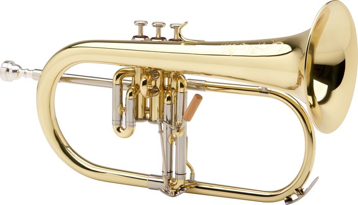 Jupiter 1646 Xo Professional Series Bb Flugelhorn Lacquer Yellow Brass Bell