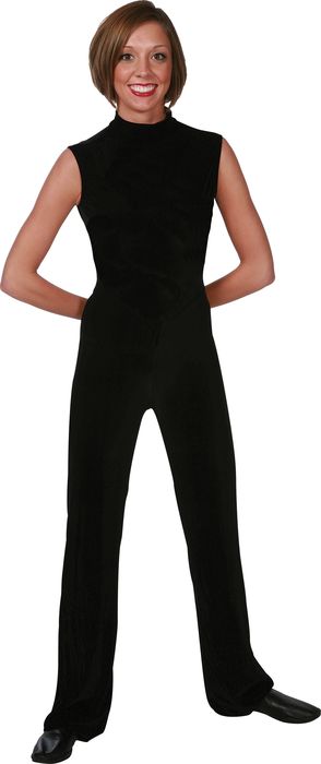 Director's Showcase&nbsp;Black Velvet Jumpsuit&nbsp;Extra Large&nbsp;