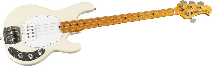 Music Man&nbsp;Classic Stingray 4 Electric Bass Guitar&nbsp;Ivory White&nbsp;Rosewood Fretboard with Birdseye Maple Neck