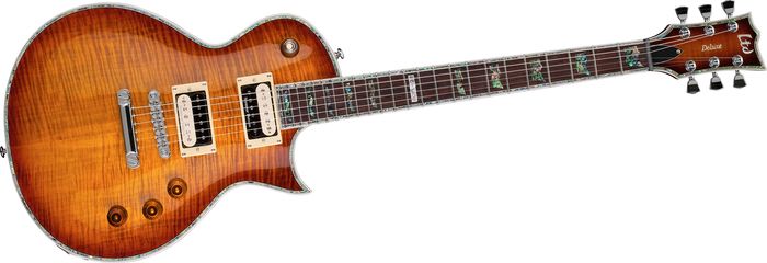 Esp Ltd Deluxe Ec-1000 Electric Guitar Amber Sunburst
