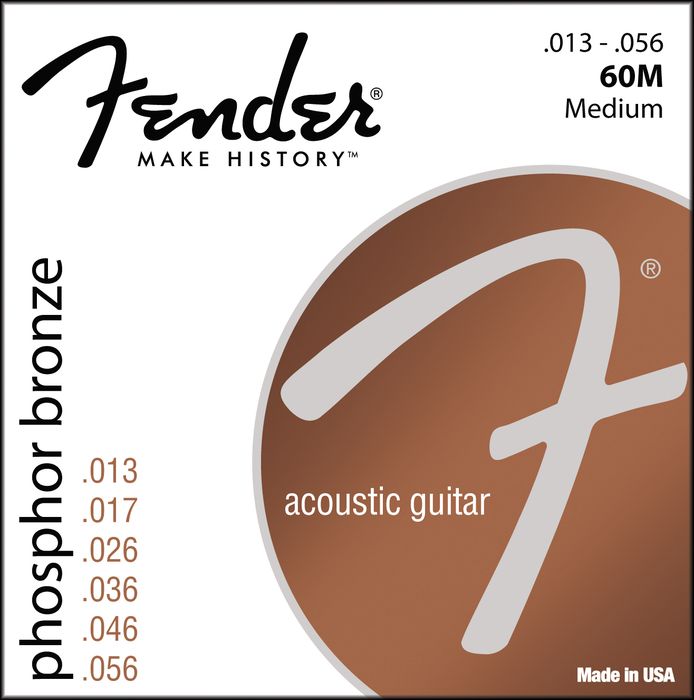 Fender&nbsp;60M Phosphor Bronze Acoustic Strings - Medium&nbsp;&nbsp;