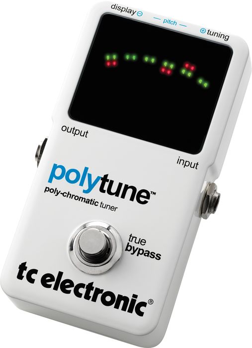 Tc Electronic Polytune Chromatic Pedal Tuner