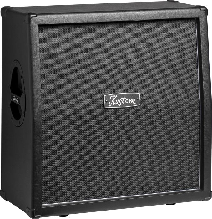Kustom Kg412 4X12 Guitar Speaker Cabinet Black Slant